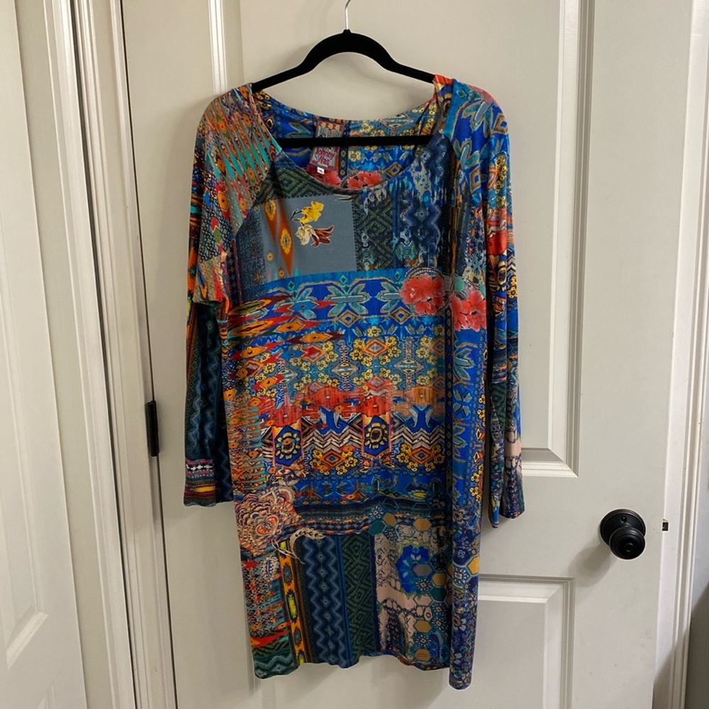 Johnny Was long sleeve dress XL
